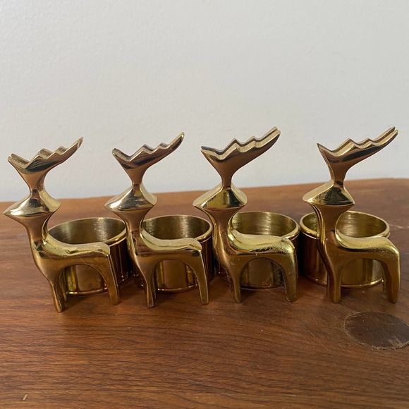 Christmas Reindeer Napkin Ring and Name Card Holder - Picture 6 of 7